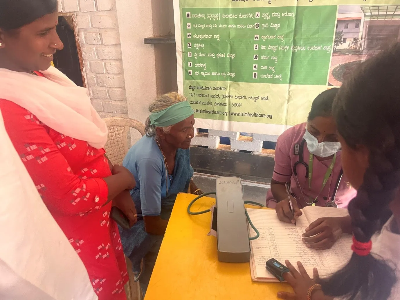 Community health camp India social work